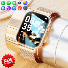ChiBear Bluetooth Call Smartwatch Women 1.9" HD Display Support 120+ Sports Modes Heart Rate IP68 Waterproof Smart Watch ECG+PPG