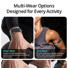 VALDUS VITRO ECG Smart Bracelet – Screenless Health & Fitness Tracker | Waterproof | Long Battery Life | Bluetooth 5.3
