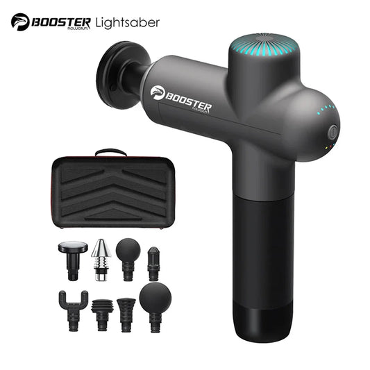BOOSTER™ PowerPulse Elite Massage Gun – Professional Deep Tissue Percussion Massager for Muscle Recovery, Sports Therapy & Full Body Relaxation