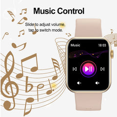 ChiBear Bluetooth Call Smartwatch Women 1.9" HD Display Support 120+ Sports Modes Heart Rate IP68 Waterproof Smart Watch ECG+PPG