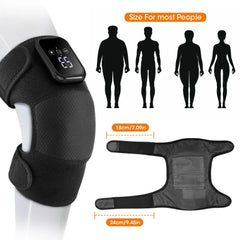 KneeRelief Pro™ Heated Massage Wrap – Rechargeable Heat & Vibration Therapy