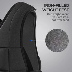 15KG Adjustable Running Weight Vest with 38 Weight Bags – Fitness Vest for Men & Women
