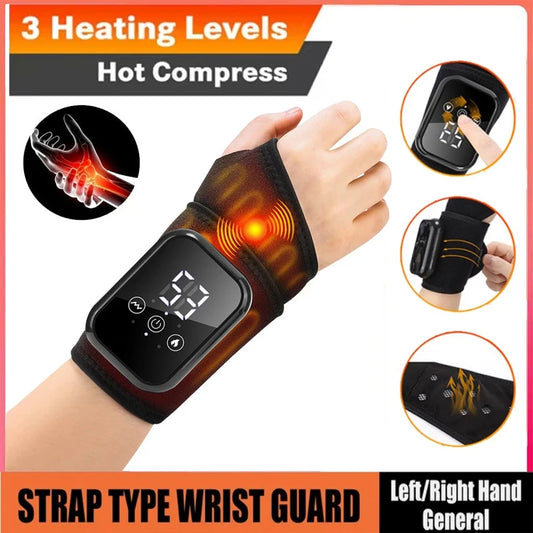 RecoverEase™ Wireless Wrist Massager – Heated Support for Everyday Comfort
