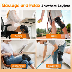KneeRelief Pro™ Heated Massage Wrap – Rechargeable Heat & Vibration Therapy