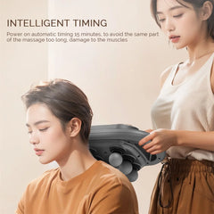 Fascial Massage Gun Electric Waist and Back Massager High-Frequency Vibration  Muscle Relaxation Electric Shoulder Massage Gun