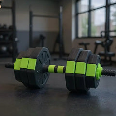 Adjustable Weight Dumbbell Set, 44LBS 4 in1 Dumbbells Set, Barbell Kettlebells Push Up Stand for Home Gym, for Men and Women