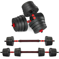 6-in-1 Adjustable Dumbbell & Kettlebell Set – Multi-Function Home Gym Weight Training Kit