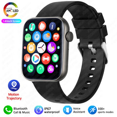 ChiBear Bluetooth Call Smartwatch Women 1.9" HD Display Support 120+ Sports Modes Heart Rate IP68 Waterproof Smart Watch ECG+PPG