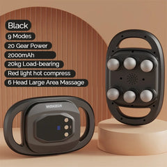 Fascial Massage Gun Electric Waist and Back Massager High-Frequency Vibration  Muscle Relaxation Electric Shoulder Massage Gun