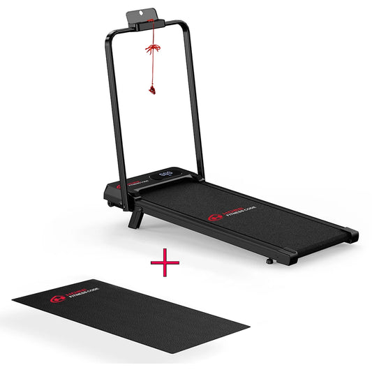 T7 Folding Treadmill with incline Portable Treadmills Home with HandleBar,Walking Pad Foldable 3.0HP Quiet Brushless LED Dispay Free anti-slip mat included