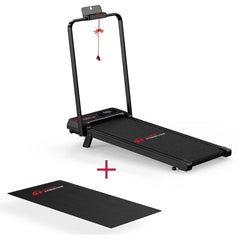 T7 Folding Treadmill with incline Portable Treadmills Home with HandleBar,Walking Pad Foldable 3.0HP Quiet Brushless LED Dispay Free anti-slip mat included