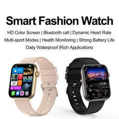 ChiBear Bluetooth Call Smartwatch Women 1.9" HD Display Support 120+ Sports Modes Heart Rate IP68 Waterproof Smart Watch ECG+PPG