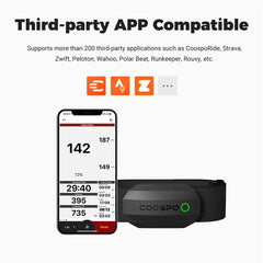 H808S Heart Rate Sensor Chest Strap HRM Monitor ANT+ Bluetooth With IP67 for Peloton Zwift DDP Yoga Wahoo Polar Beat