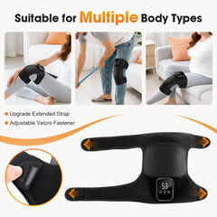 KneeRelief Pro™ Heated Massage Wrap – Rechargeable Heat & Vibration Therapy