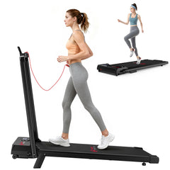 T7 Folding Treadmill with incline Portable Treadmills Home with HandleBar,Walking Pad Foldable 3.0HP Quiet Brushless LED Dispay Free anti-slip mat included