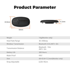 COOSPO HW706 Heart Rate Monitor Armband
