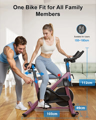 Bluetooth Exercise Bike for Home – S1 Magnetic Stationary Bike with 32 Resistance Levels