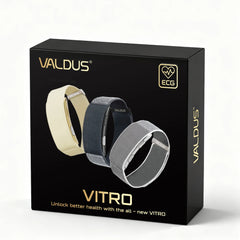 VALDUS VITRO ECG Smart Bracelet – Screenless Health & Fitness Tracker | Waterproof | Long Battery Life | Bluetooth 5.3