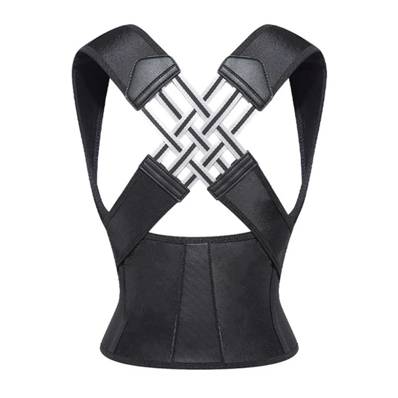 Back Brace Posture Support for Shoulder Straightener Adjustable Full Back Support Upper and Lower Back and Neck