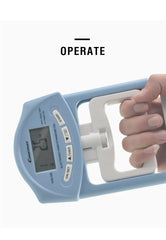 Digital Electronic Hand Dynamometer 90kg/200lbs Counting Gripper Hand Grips Strengthener Measurement Meter Auto Capturing Power