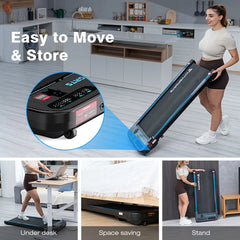 CITYSPORTS PRO Treadmill, Walking Pad, Portable Treadmill, 120kg, Powerful & Quiet Motor, Non-Slip & Comfortable Running Belt