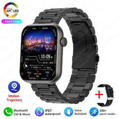 ChiBear Bluetooth Call Smartwatch Women 1.9" HD Display Support 120+ Sports Modes Heart Rate IP68 Waterproof Smart Watch ECG+PPG