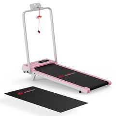 T7 Folding Treadmill with incline Portable Treadmills Home with HandleBar,Walking Pad Foldable 3.0HP Quiet Brushless LED Dispay Free anti-slip mat included