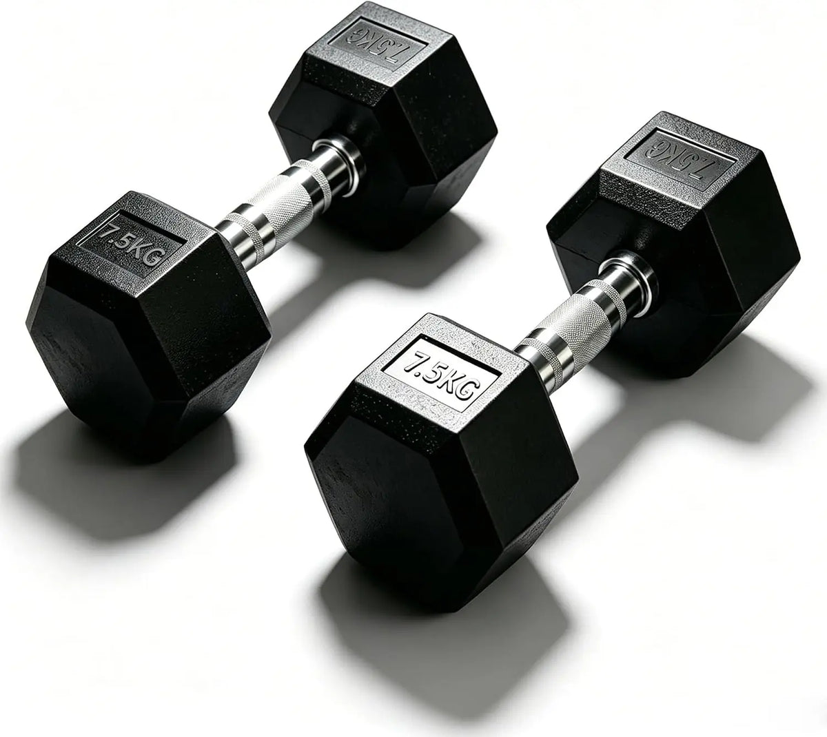 ProGrip Rubber Hex Dumbbells – Heavy Duty Strength Training Weights