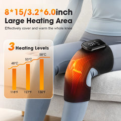 KneeRelief Pro™ Heated Massage Wrap – Rechargeable Heat & Vibration Therapy