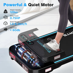 CITYSPORTS PRO Treadmill, Walking Pad, Portable Treadmill, 120kg, Powerful & Quiet Motor, Non-Slip & Comfortable Running Belt