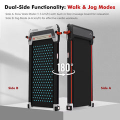 CITYSPORTS PRO Treadmill, Walking Pad, Portable Treadmill, 120kg, Powerful & Quiet Motor, Non-Slip & Comfortable Running Belt
