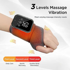 RecoverEase™ Wireless Wrist Massager – Heated Support for Everyday Comfort