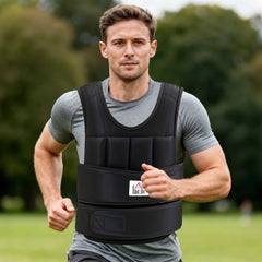 JOOBIKE 20KG Adjustable Weighted Vest – Weight Vest for Running, Walking, Cardio, Strength Training & Fitness