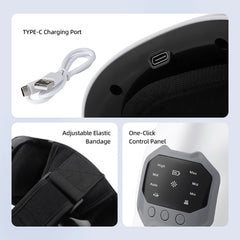 ActiveRelief™ Heated Knee Wrap – Rechargeable Massage Brace with Heat & Compression