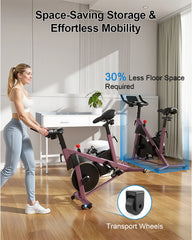 Bluetooth Exercise Bike for Home – S1 Magnetic Stationary Bike with 32 Resistance Levels