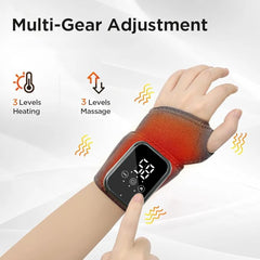 RecoverEase™ Wireless Wrist Massager – Heated Support for Everyday Comfort