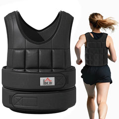 JOOBIKE 20KG Adjustable Weighted Vest – Weight Vest for Running, Walking, Cardio, Strength Training & Fitness