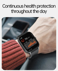 New Smart Watch Man 1000mAh Long Standby Outdoor Smartwatch Men IP68 Waterproof Heart Rate Sport BT Call Big Battery Smart Watch