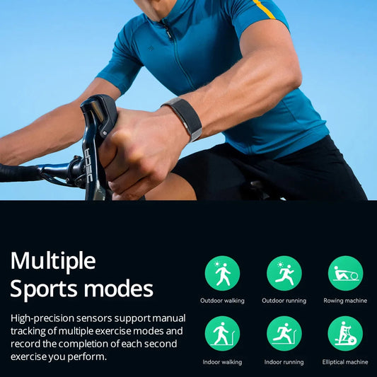 VALDUS VITRO ECG Smart Bracelet – Screenless Health & Fitness Tracker | Waterproof | Long Battery Life | Bluetooth 5.3