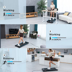 CITYSPORTS PRO Treadmill, Walking Pad, Portable Treadmill, 120kg, Powerful & Quiet Motor, Non-Slip & Comfortable Running Belt