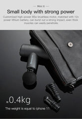Booster Mini X Massage Gun Percussion Back and Neck Massager Electric Vibrators Portable Fitness Mini Body Massage Machine