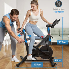 Bluetooth Exercise Bike for Home – S1 Magnetic Stationary Bike with 32 Resistance Levels