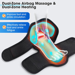New Wireless Air Pressure Ankle Massager Electric Heating Vibration Massage Airbag Compression Foot Ankle Muscle Relaxation Care