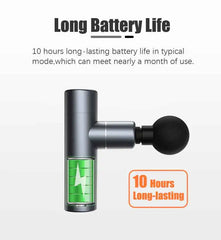 Recoverix Fitness MX3 Massage Gun – Professional Deep Tissue Muscle Massager with Bluetooth App, 5 Speed Levels & 4 Massage Heads