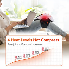 Recoverix Fitness Cordless Knee Massager with Heat, Vibration &amp; Infrared Comfort