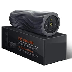 VibraRoll Pro™ Electric Foam Roller – Rechargeable Vibrating Massage Roller for Muscle Recovery, Yoga, Pilates & Fitness Training