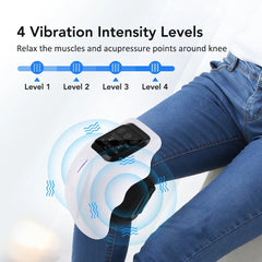 Recoverix Fitness Cordless Knee Massager with Heat, Vibration &amp; Infrared Comfort