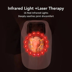 Recoverix Fitness Cordless Knee Massager with Heat, Vibration &amp; Infrared Comfort